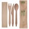 Eco-Products Wood Cutlery, Fork/Knife/Spoon/Napkin, Natural, 500PK EP-S215 - alternate 1